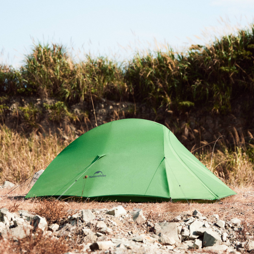 Палатка двухместная Naturehike Cloud Up Base 2 CNK2450WS032, зеленая фото 10