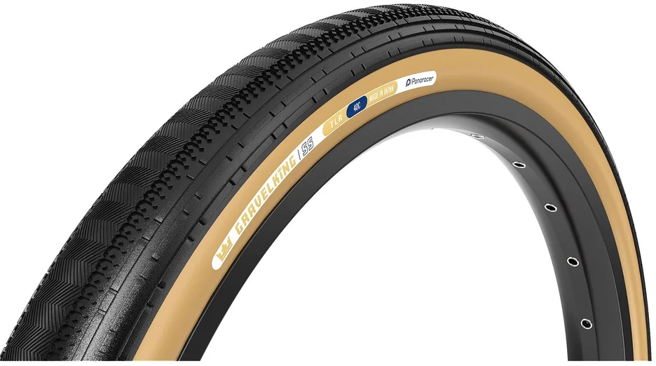Покрышка 27.5x1.90 650B (48-584) Panaracer GRAVELKING SS GEN2, черная с коричневой боковиной фото 