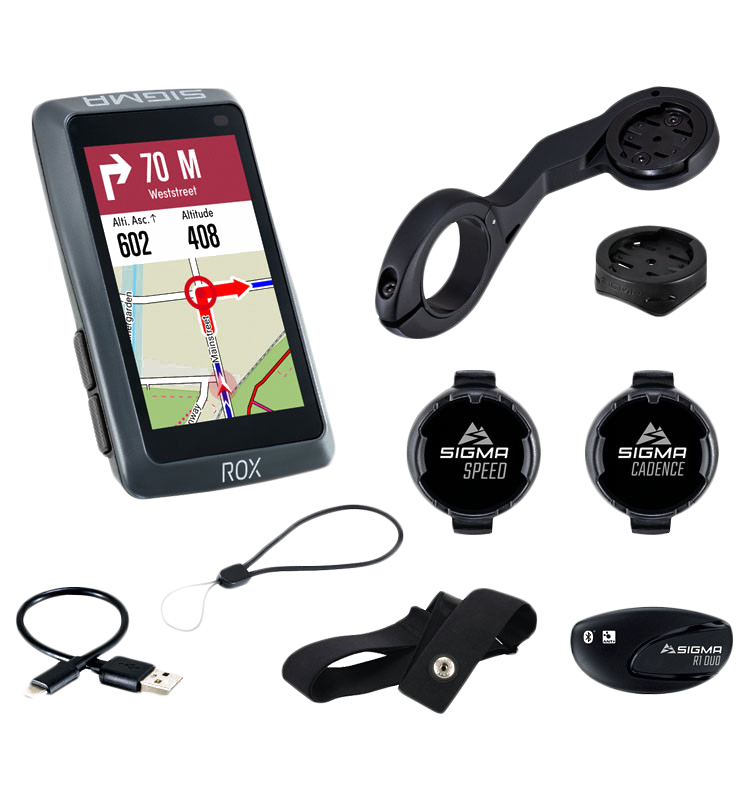 Велокомп'ютер Sigma Sport ROX 12.1 EVO Sensor Set White фото 2