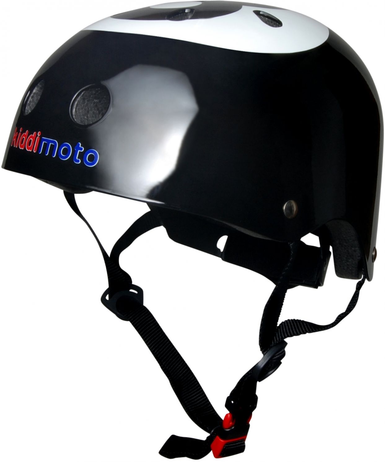 Шлем детский Kiddimoto бильярдный шар, чёрный, размер M 53-58см фото 1