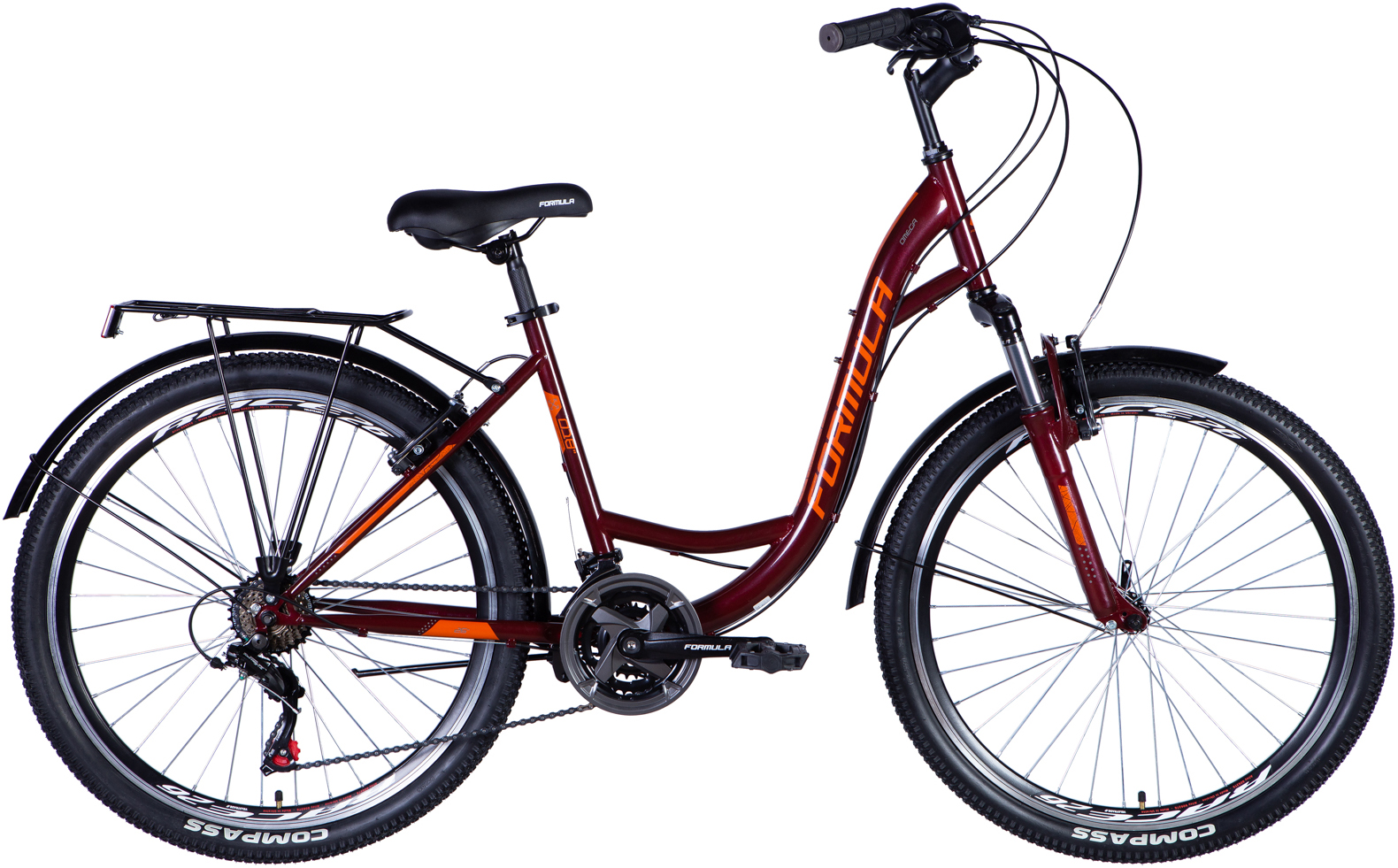 Велосипед 26" Formula OMEGA AM Vbr рама - 18" червоний A4 фото 