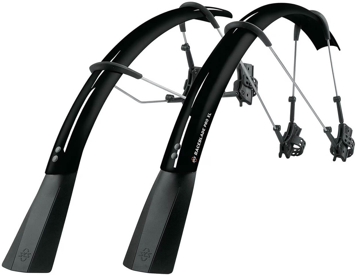 Комплект крыльев 28" SKS RACEBLADE PRO XL (Stealth Series), матовые черные фото 1