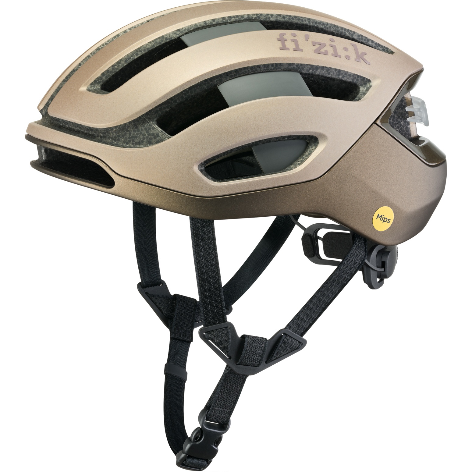 Шлем Fizik Kudo MiPS с мигалкой бронзовый размер М (56-59 см) фото 3