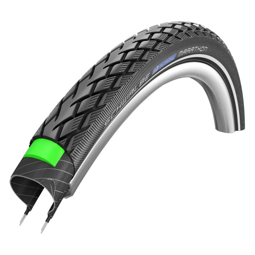Покришка 26x2.00 (50-559) Schwalbe MARATHON HS420 Green Guard B + RT EC, 67EPI 34B фото 