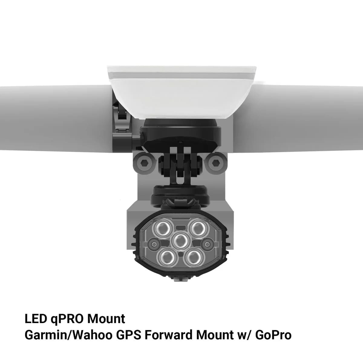 Крепление компьютера Lezyne GARMIN/WAHOO GPS FORWARD MOUNT WITH GoPro фото 3