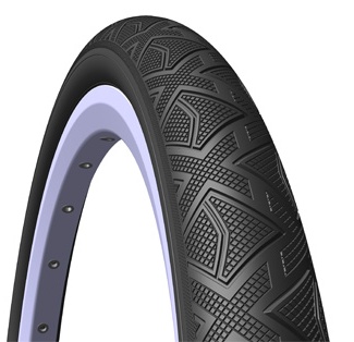 Покрышка 20x1.60 (44-406) Rubena (Mitas) SPEEDO LT R04 Classic, черная фото 