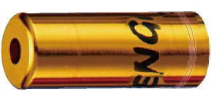 Колпачок Bengal CAPB1GD на тормозную рубашку, алюм., цв. анодировка, совместим с 5mm рубашкой (6.1x5.1x15) золотой (50шт) фото 