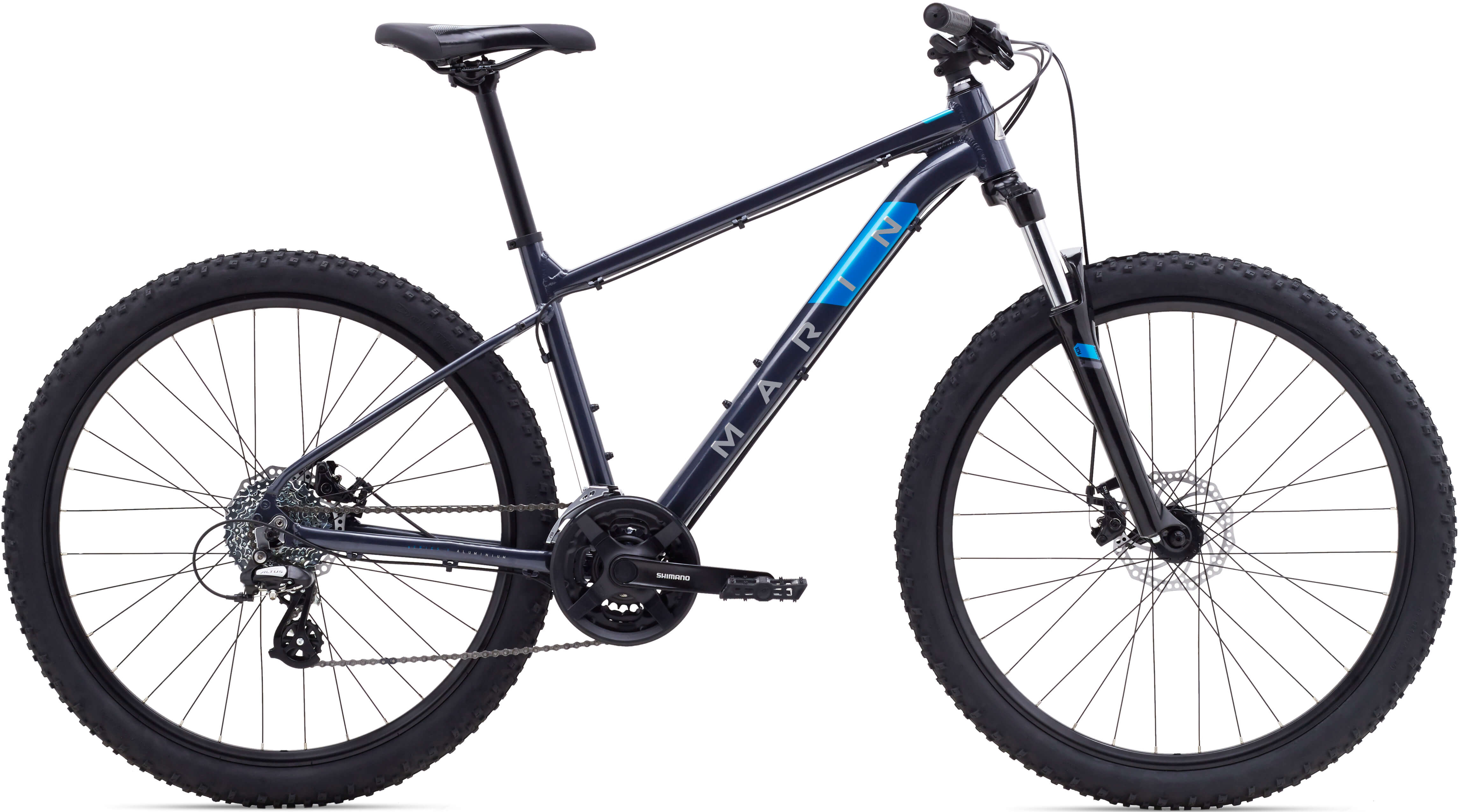 Велосипед 29" Marin BOLINAS RIDGE 2 рама - L 2021 Gloss Charcoal/Blue/Black фото 