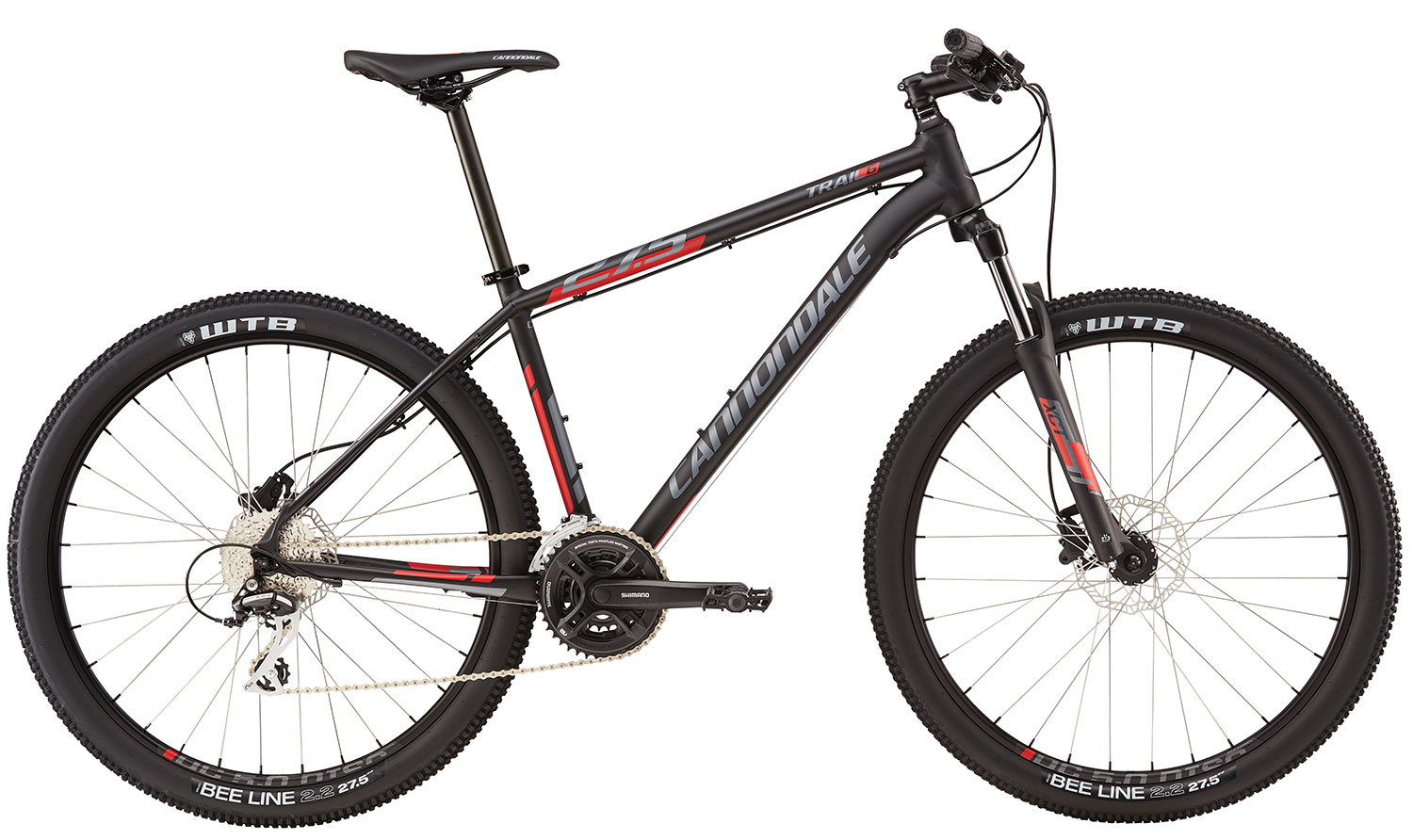 Велосипед 27,5 "Cannondale TRAIL 6 рама - L чорний 2016 фото 