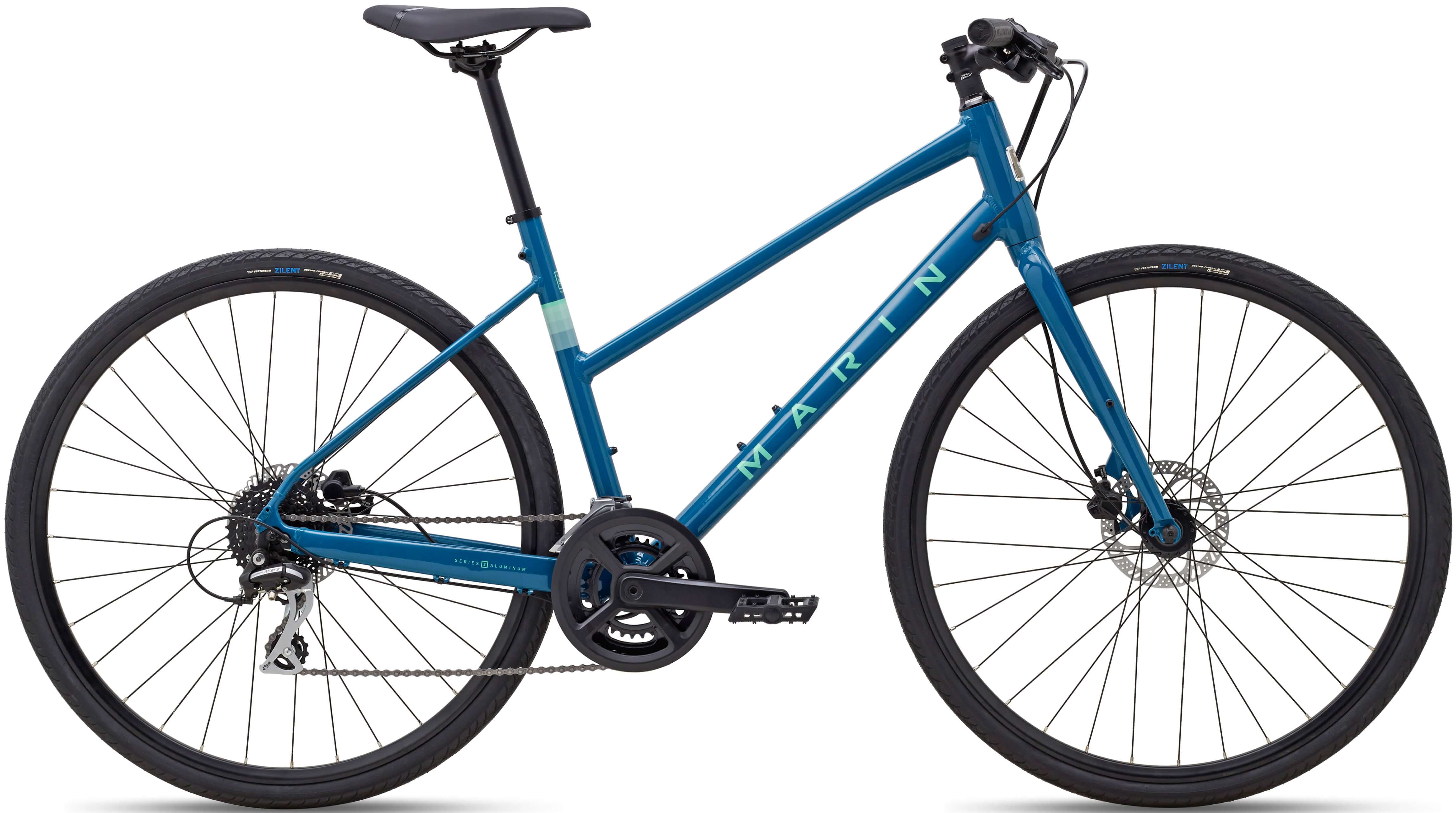 Велосипед 28" Marin FAIRFAX 2 ST рама - S Gloss Green/Teal A5 фото 