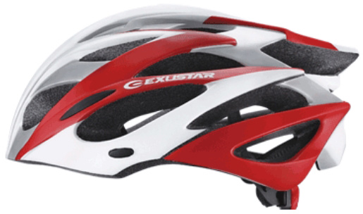 Шлем EXUSTAR BHM114 размер S/M 55-58см красный фото 1