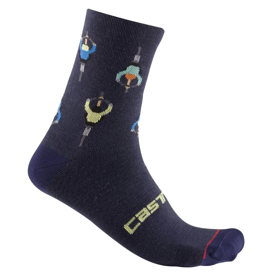 Носки Castelli Aperitivo 15 синие р 40-43 L/XL фото 
