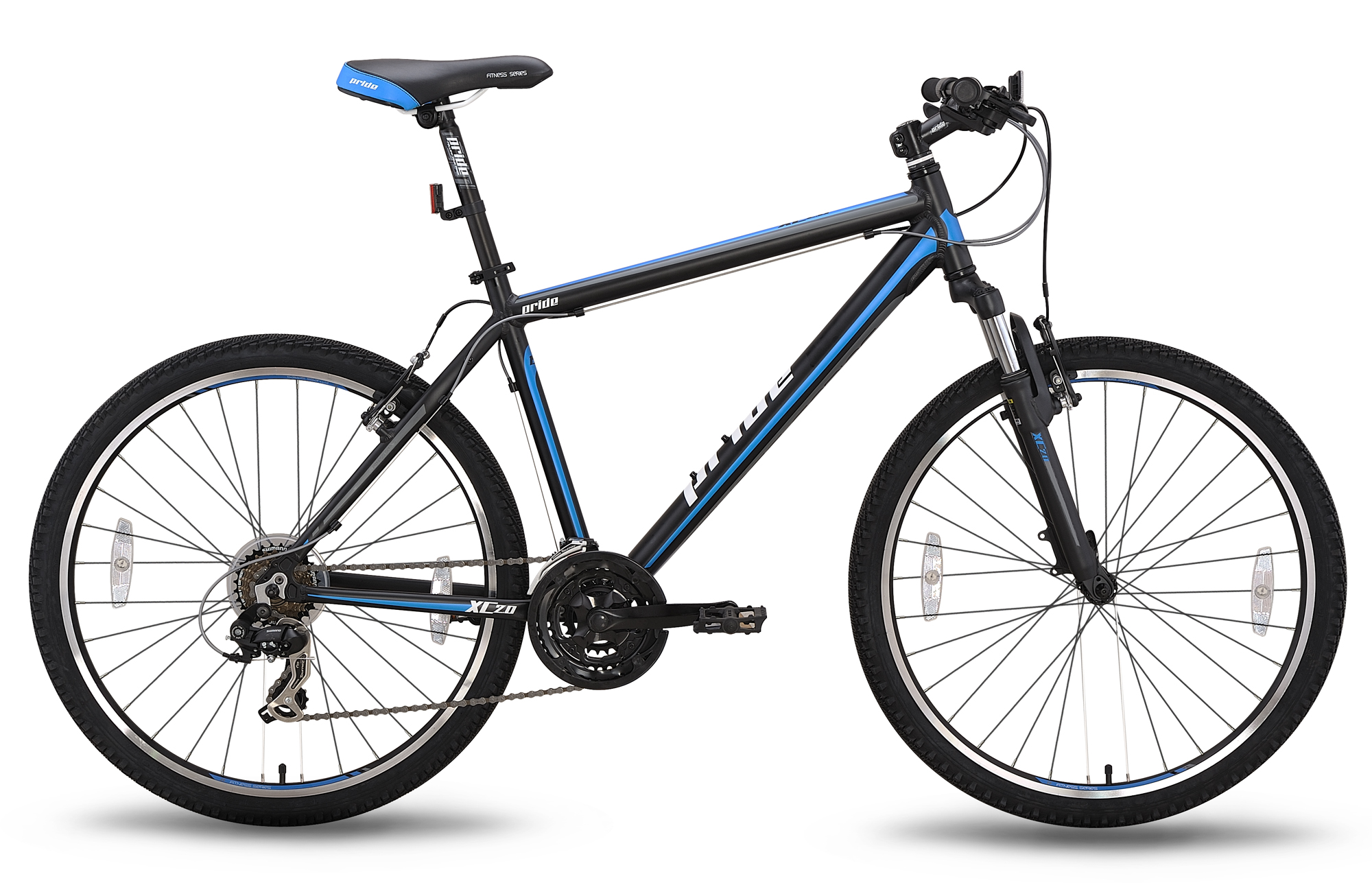 Велосипед 26'' Pride XC-2.0 рама - 15" черно-синий матовый 2015 фото 1