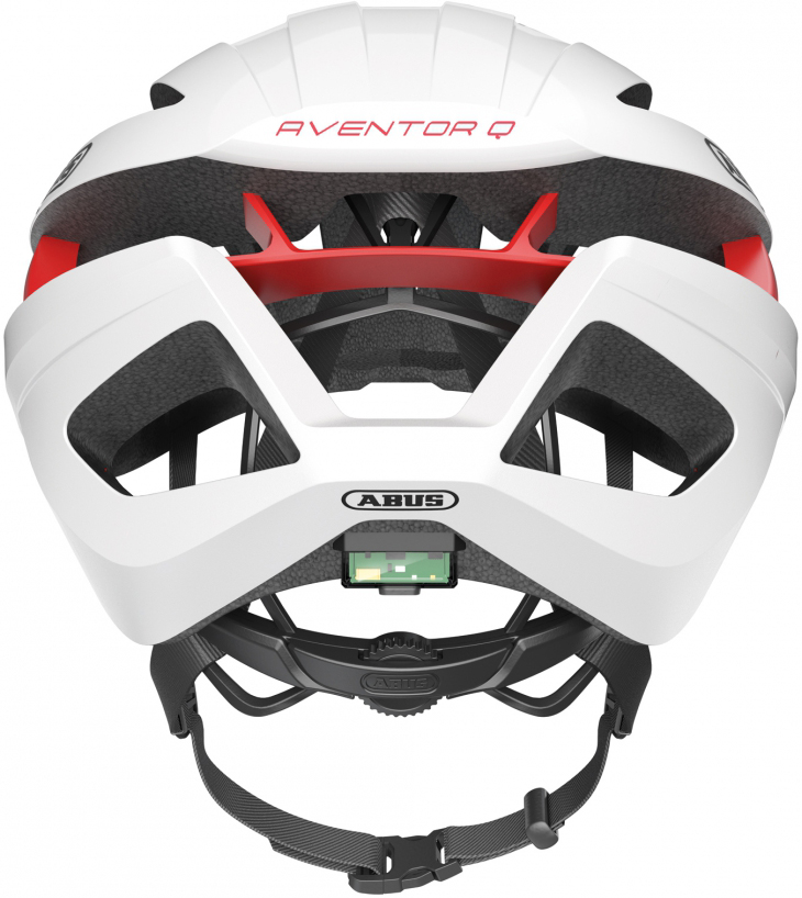 Шолом ABUS AVENTOR, розмір M (54-58 см), Quin Polar White, біло-чорний фото 3