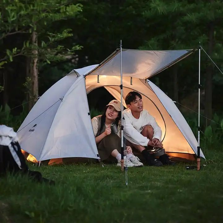 Намет тримісний Naturehike CNK2300ZP024, білий фото 2
