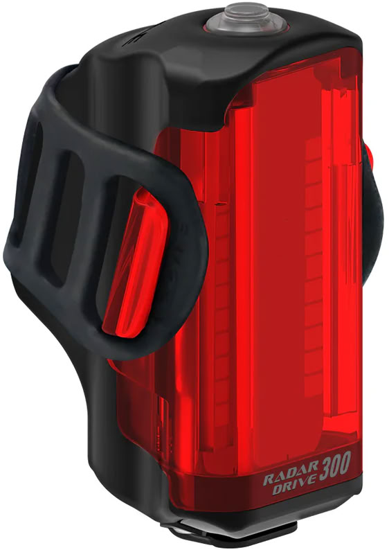 Мигалка задня Lezyne RADAR DRIVE REAR, з радаром, 300 люмен, чорна фото 