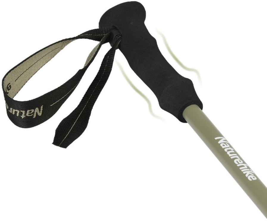 Трекинговая палка Naturehike CNK2300DS010, 3 секции, 62-135 см, голубая, 1 шт фото 3