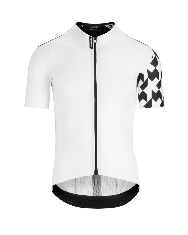 Джерси ASSOS Equipe RS Aero SS, кор. рукав, мужское, бело-черное, XLG  фото 1