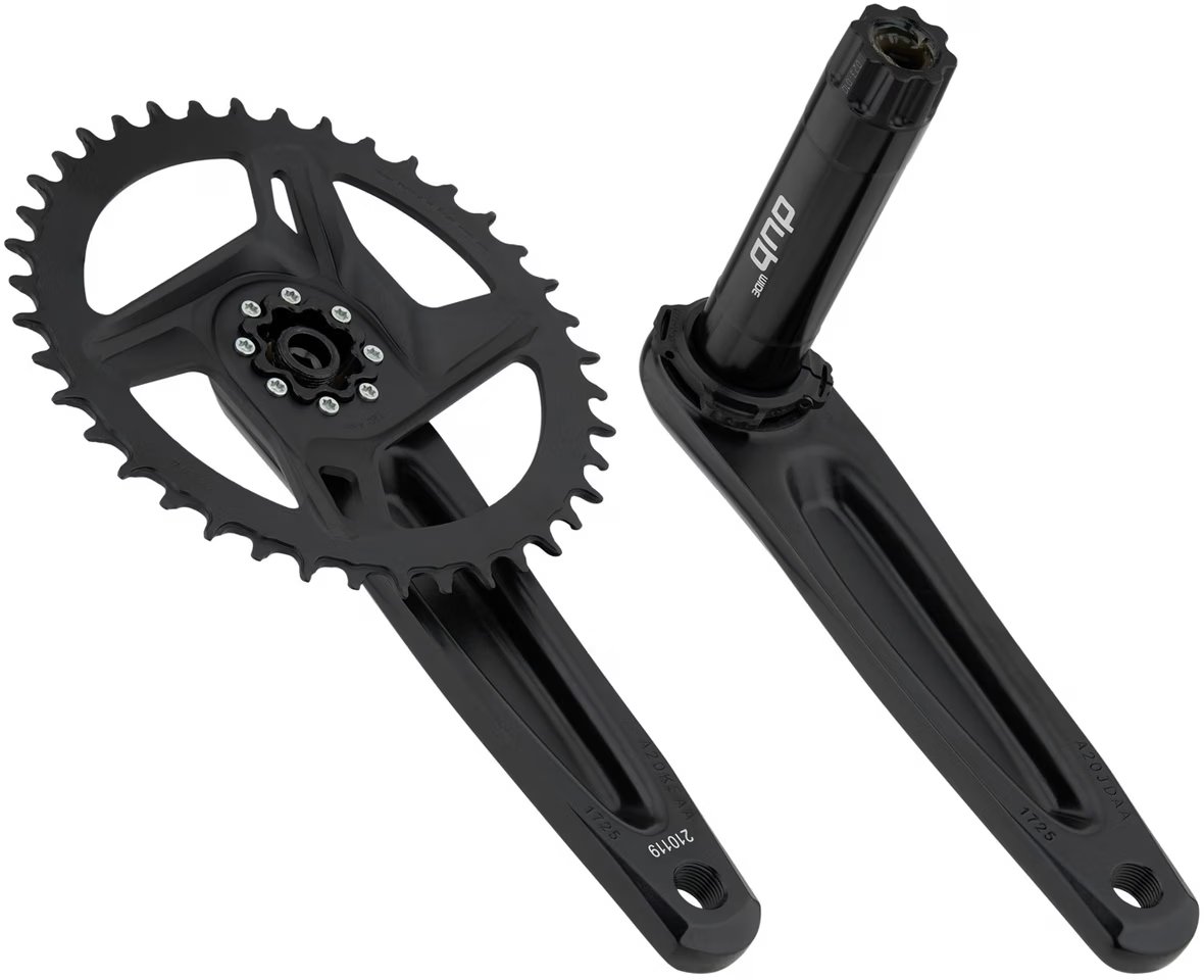Комплект шатунів Sram RIVAL 1 DUB, 175мм, 42т, чорні (OEM) фото 2