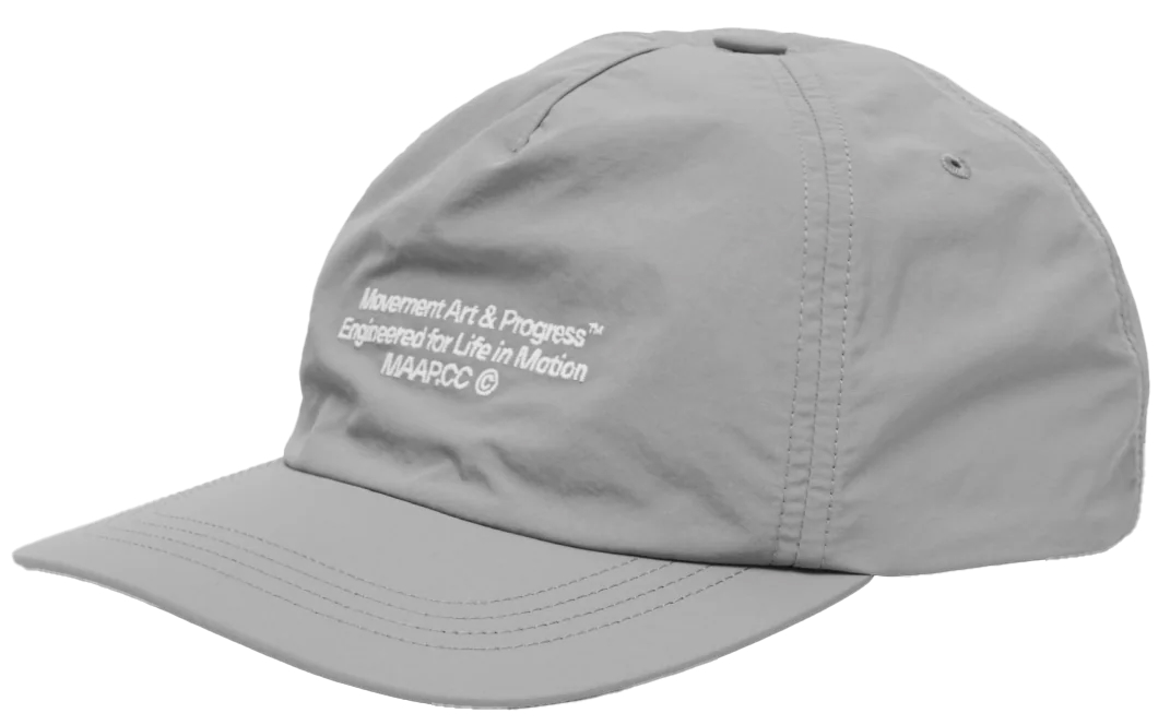 Кепка MAAP CC Nylon 5 Panel Cap, серая, One Size фото 