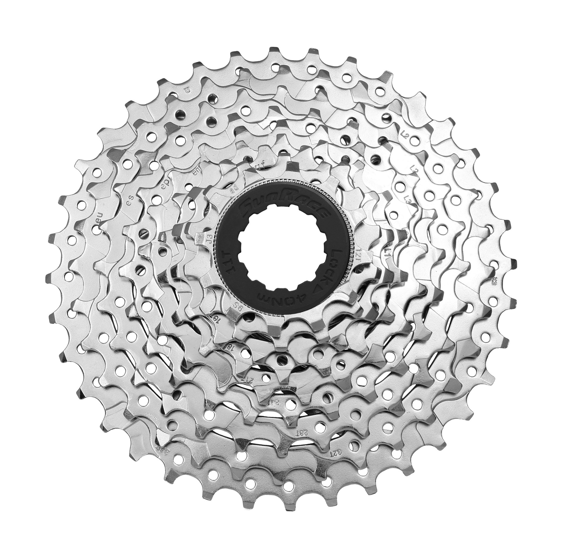 Касета 9-k 11-36T SUN RACE M98 MTB, Nickel фото 