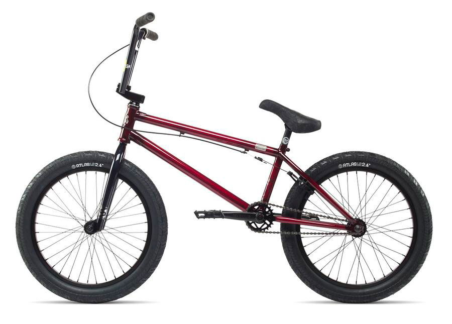 Велосипед 20" Stolen SINNER FC LHD рама - 21" trans black/red (тёмно-красный с черным) 2018 фото 1