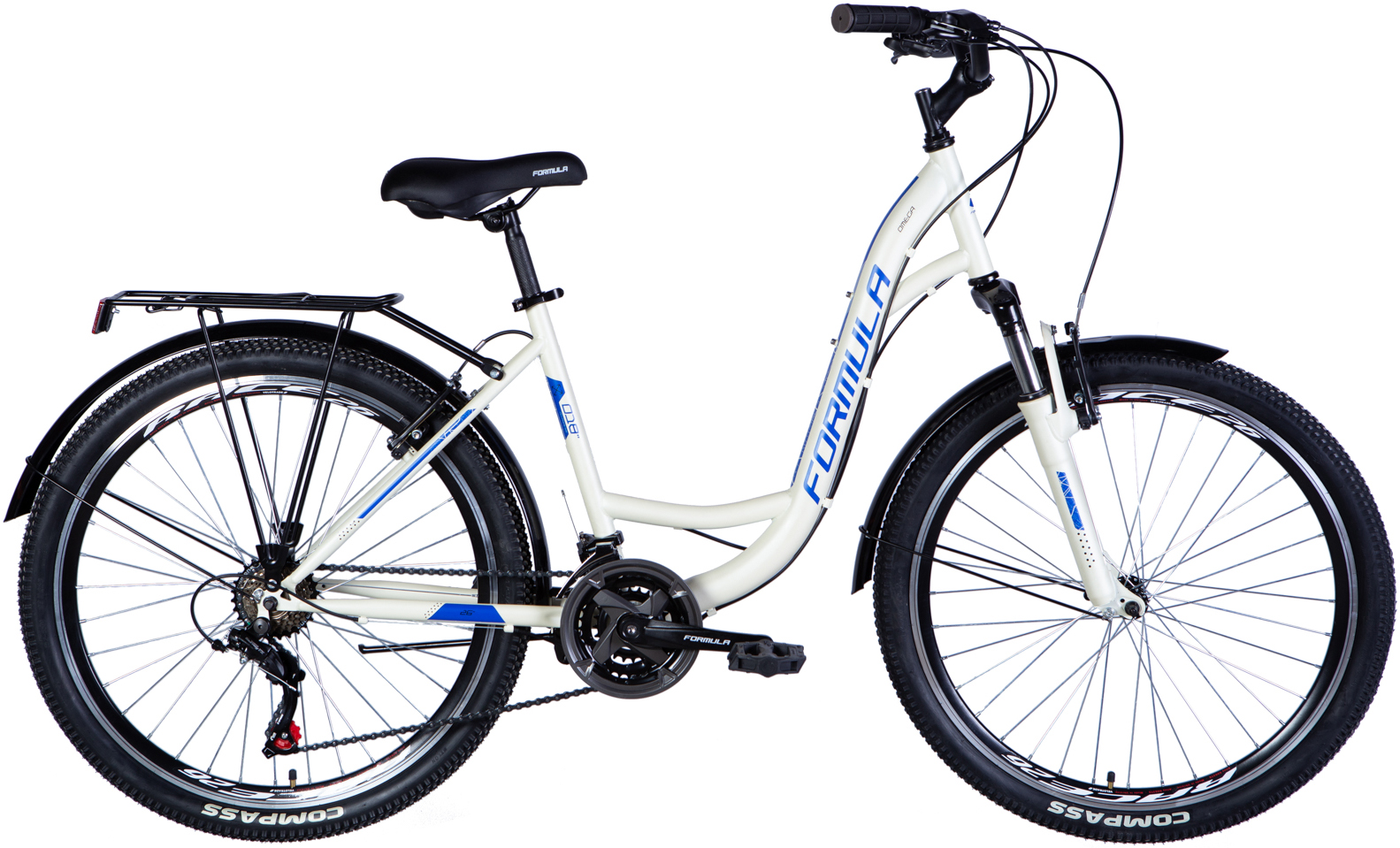 Велосипед 26" Formula OMEGA AM Vbr рама - 18" белый (матовый) A4 фото 