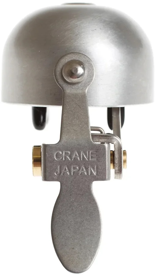 Дзвінок CRANE E-NE, Silver, 37 мм, алюм., скоба фото 