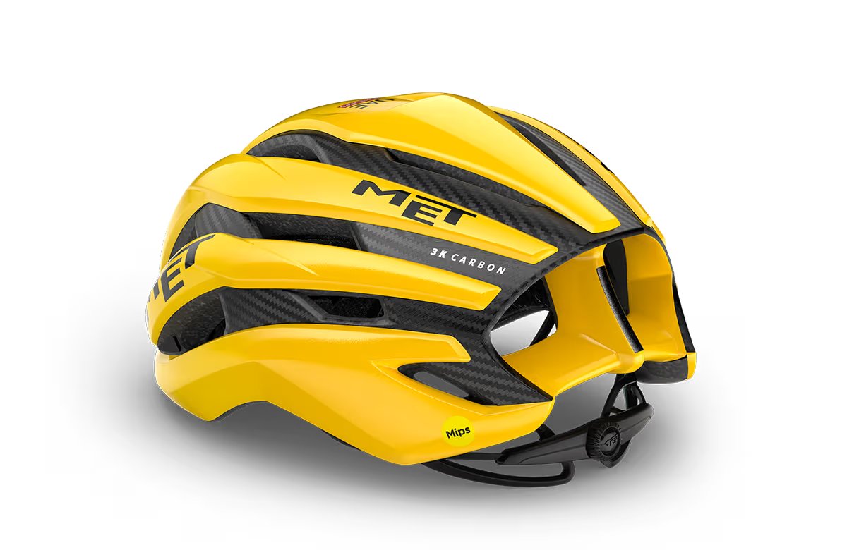 Шолом Met TRENTA 3K CARBON MIPS CE JAUNE LIMITED EDITION розмір L (58-61), Yellow Glossy фото 4