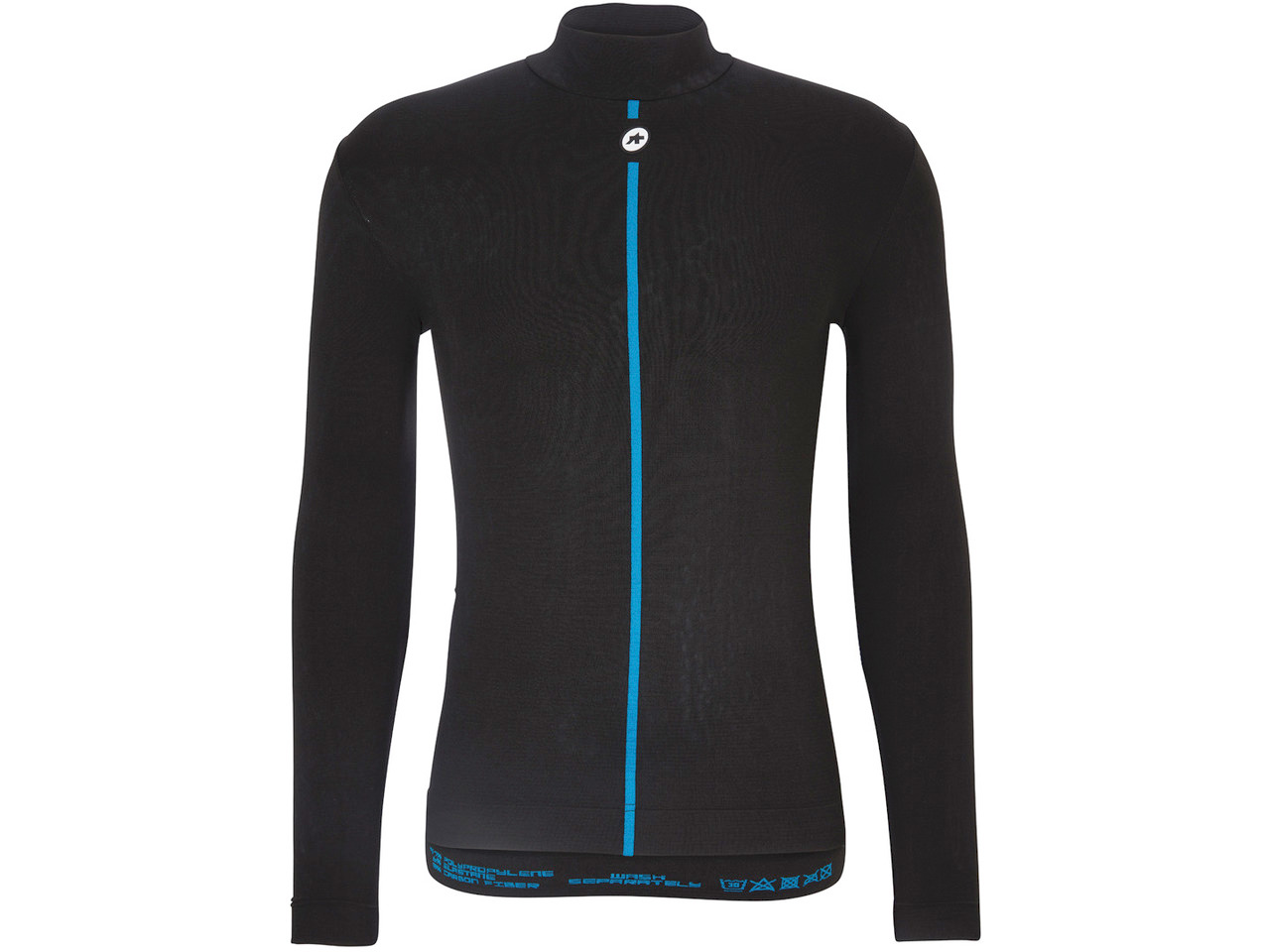 Термобілизна ASSOS Winter LS Skin Layer Black Series, чорна, III/XLG-TIR фото 