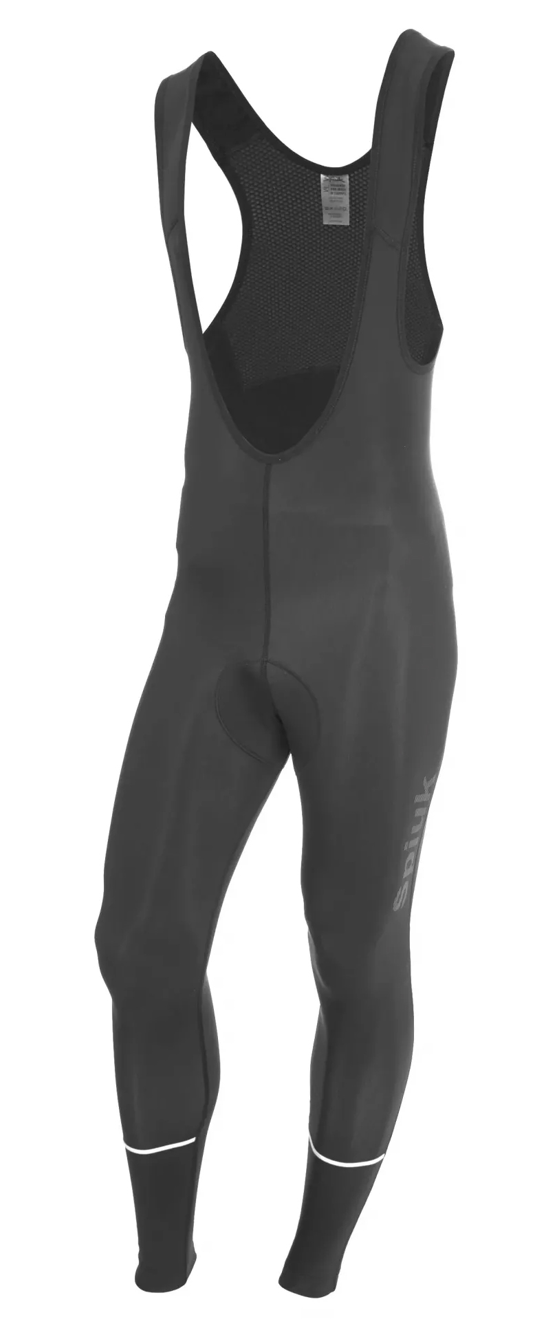 Рейтузы Spiuk Anatomic Bib на лямках мужские черно-белые S фото 