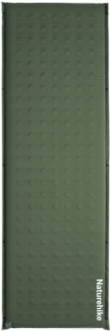 Коврик самонадувной Naturehike CNK2550WS025, 200х65х3 см, зеленый фото 