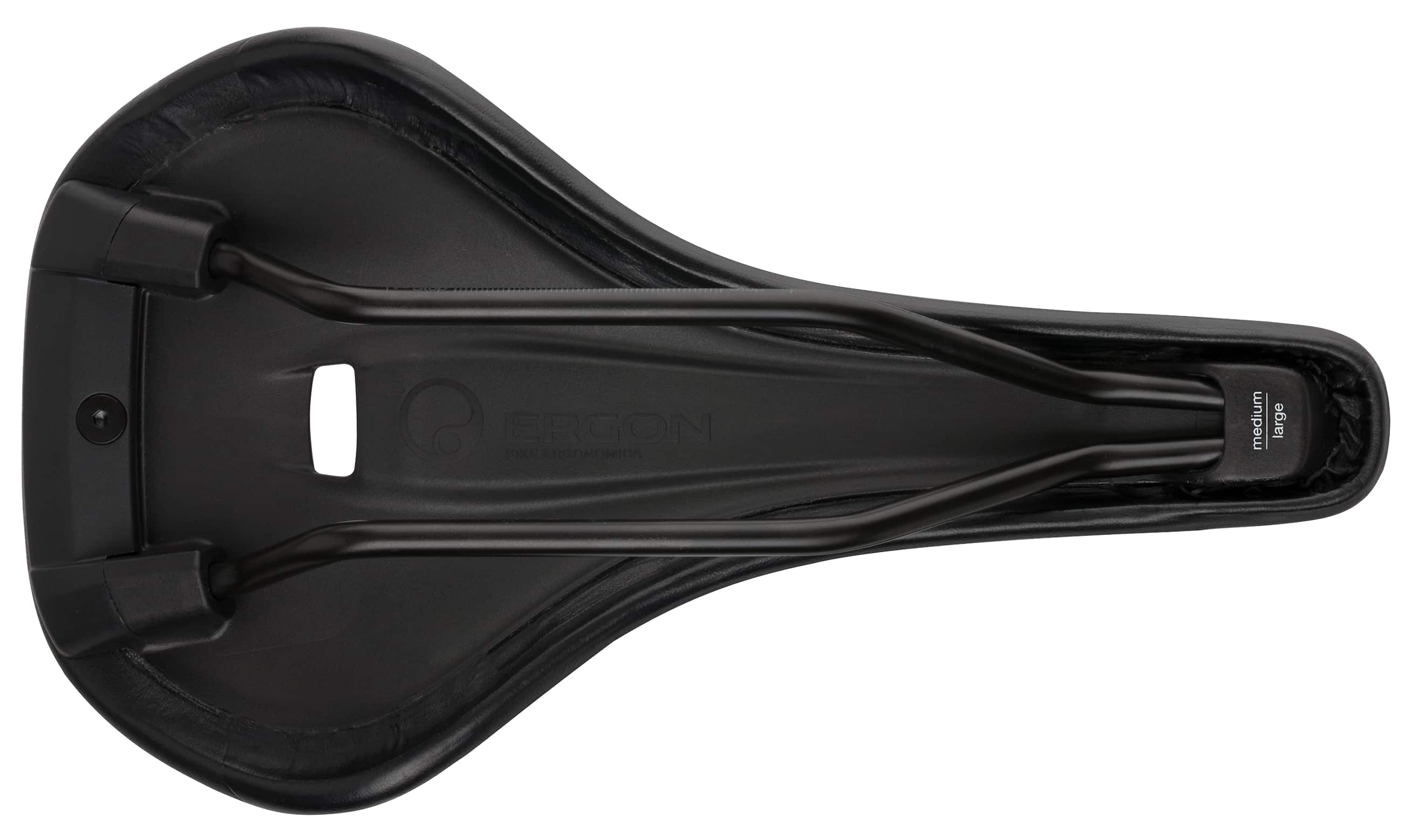Седло Ergon SR Pro Men M/L, 153 мм, Stealth, черное фото 5