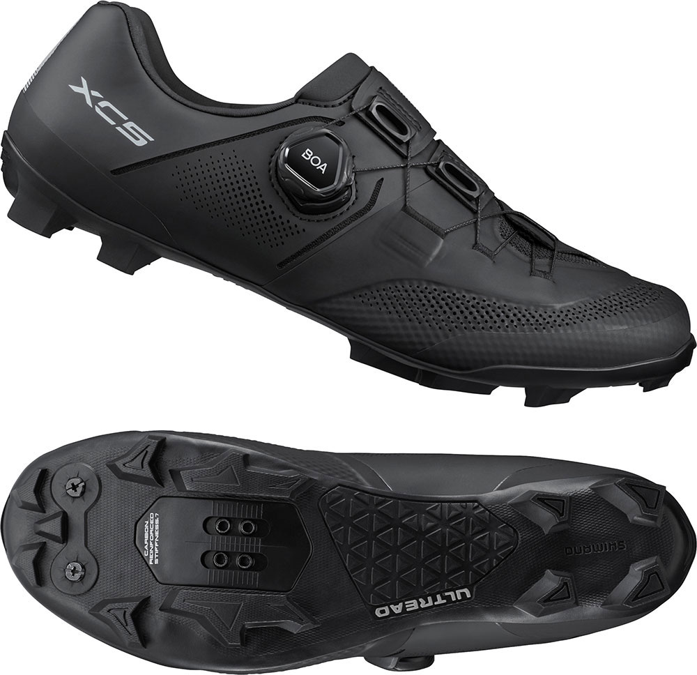 Обувь Shimano XC503, широкая колодка, черная, размер EU44 фото 7