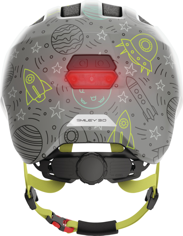 Шолом дитячий ABUS SMILEY 3.0 LED, розмір S (45-50 см), Gray Space фото 3