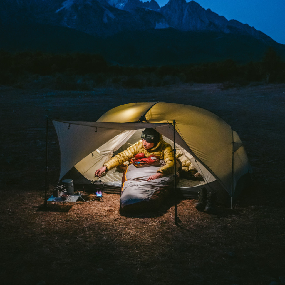 Палатка двухместная Naturehike Mongar CNK2550WS016, серая фото 8