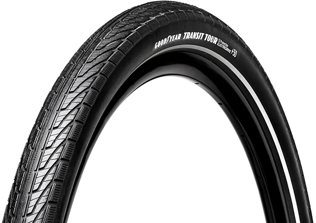 Покрышка 27.5x2.00 (50-584) GoodYear Transit Tour S3:Protection, Wire, Black + reflective strips, 60tpi фото 2
