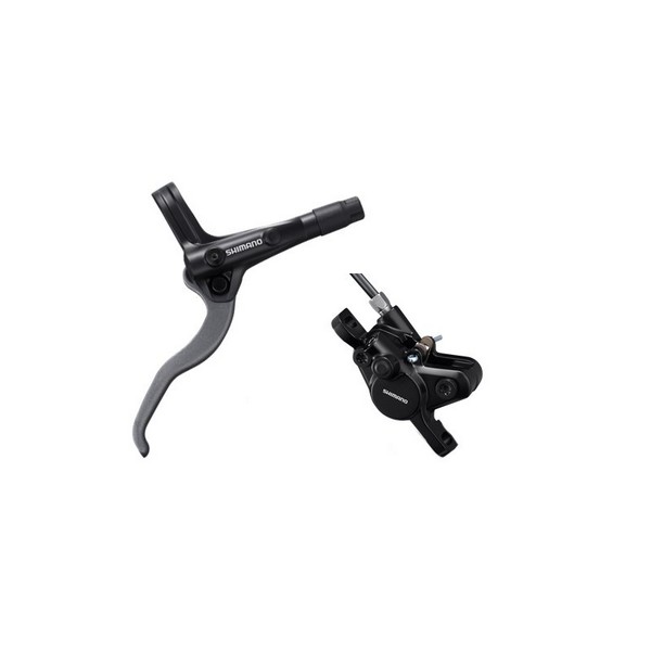 Гальмо дисковий гідравлічний Shimano MT401, права ручка BL-MT401, калипер, гидролінія 1700мм, задній фото 