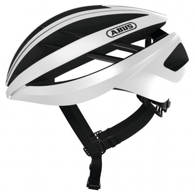 Шлем ABUS AVENTOR, размер M (54-58 см), Polar White, бело-черный фото 