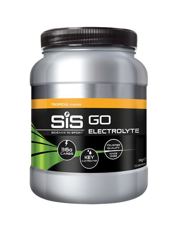 Ізотоніки з електролітами в порошку SIS GO ELECTROLYTE, Тропічні Фрукти, 1кг фото 