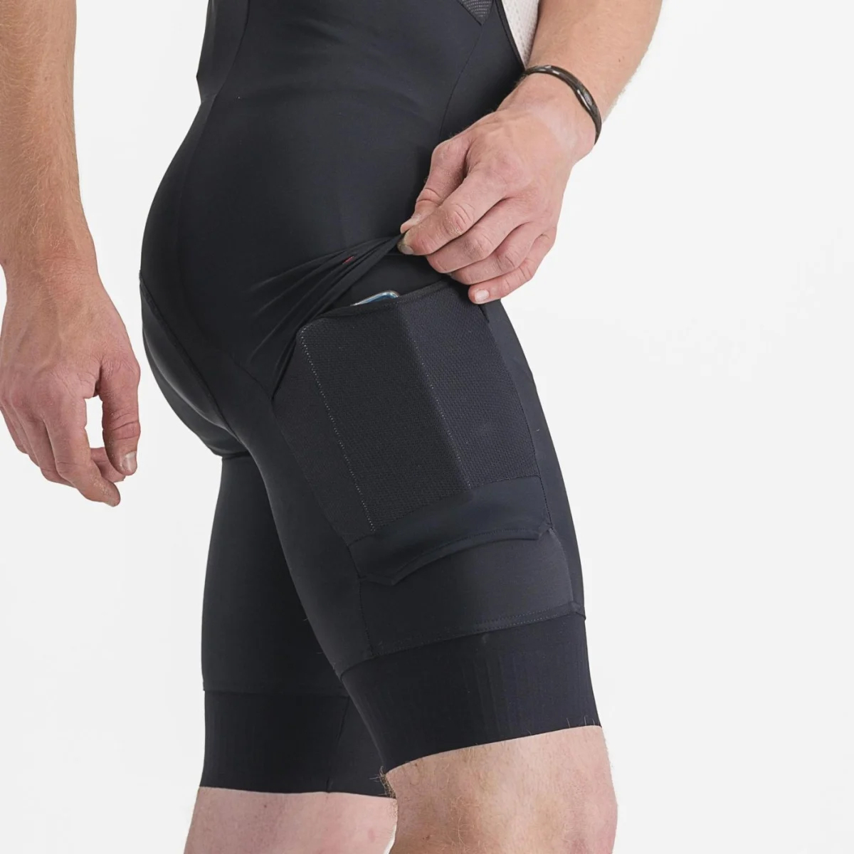 Велотрусы Castelli Unlimited Cargo на лямках мужские черные S фото 3