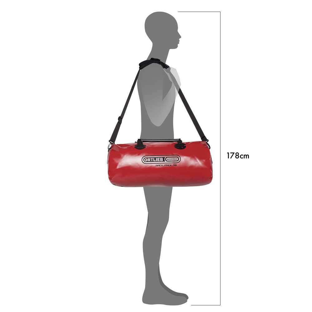 Гермобаул на багажник Ortlieb Rack-Pack red, 49 л  фото 6