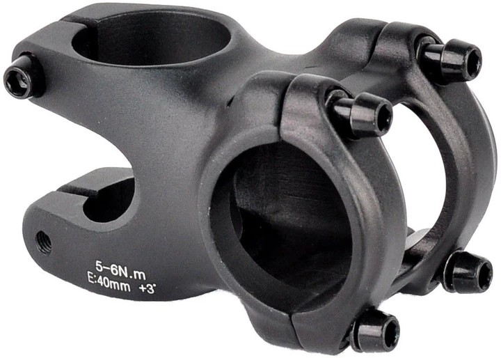Винос керма ZOOM TDS-D611-8FOV/ISO-M 1 1/8" 31,8мм кут 3, 40мм, чорний фото 