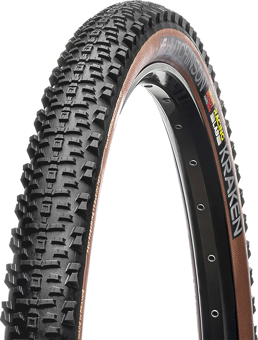 Покрышка 29x2.40 Hutchinson KRAKEN, Tubeless Ready / Racing Lab, 66 TPI, Foldable, Hardskin, Tan Walls фото 