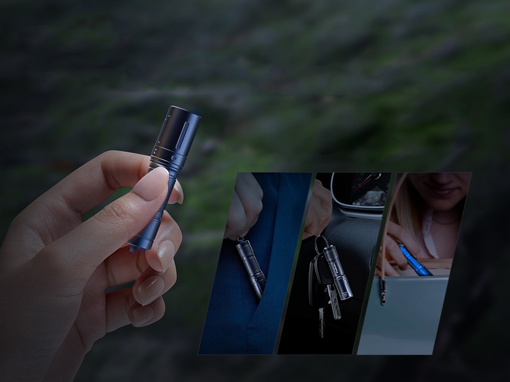 Ліхтар ручний Fenix E01 V2.0, чорний фото 2