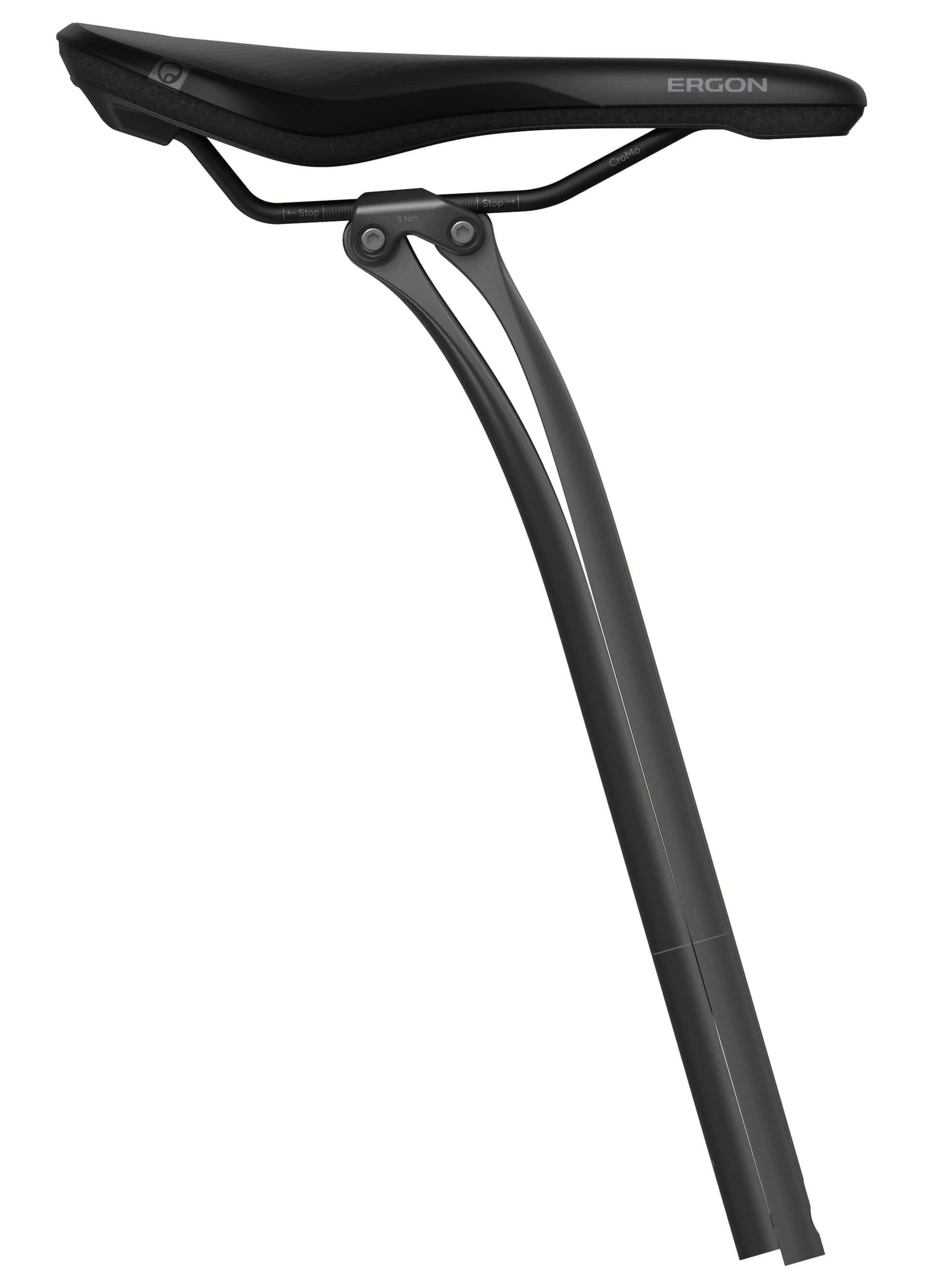 Підсідельна труба Ergon CF Allroad Pro Carbon Setback, 27,2x345 мм, карбон, чорна фото 3
