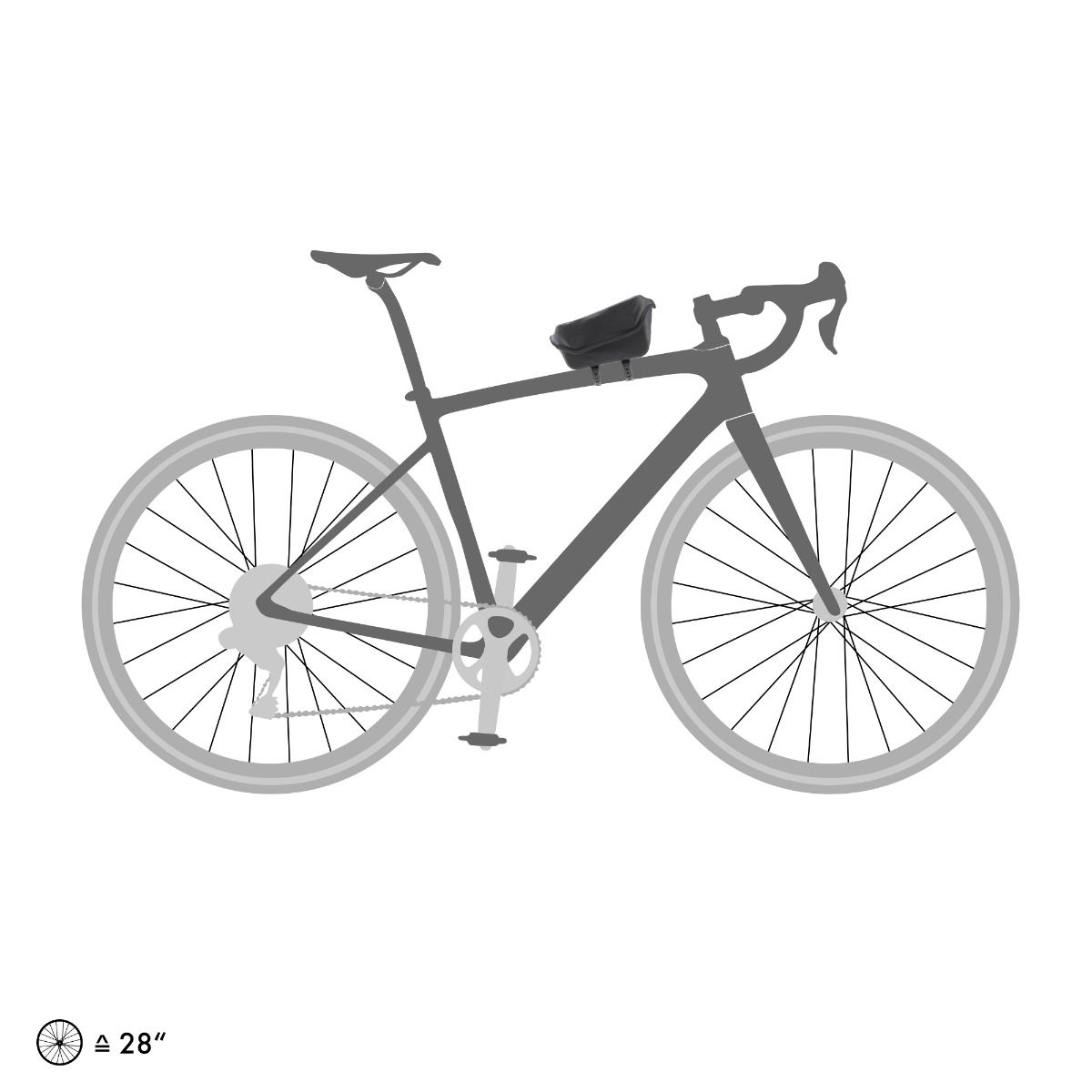 Гермосумка на раму Ortlieb Fuel-Pack black matt, 1 л фото 5