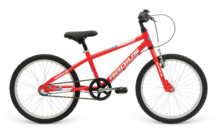 Велосипед 20" Radius Trailraiser 3 рама - 10.5" Gloss Red/Gloss White/Gloss Blue фото 