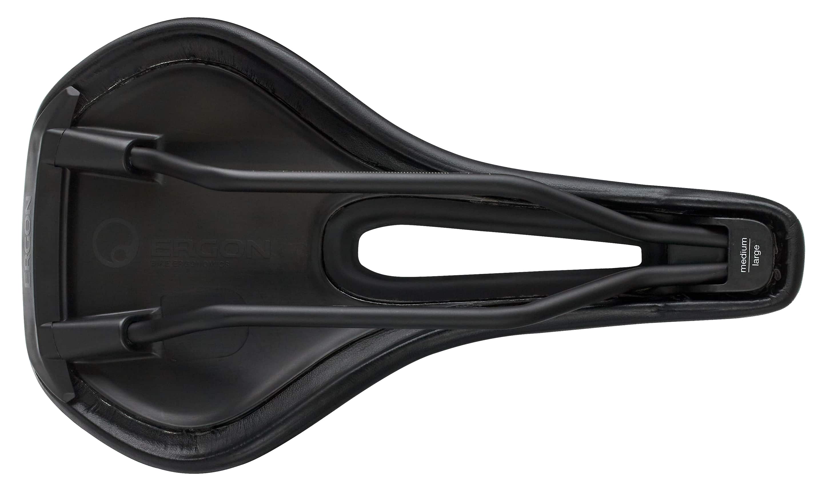 Седло Ergon SR Pro Women M/L, 152 мм, Stealth, черное фото 5