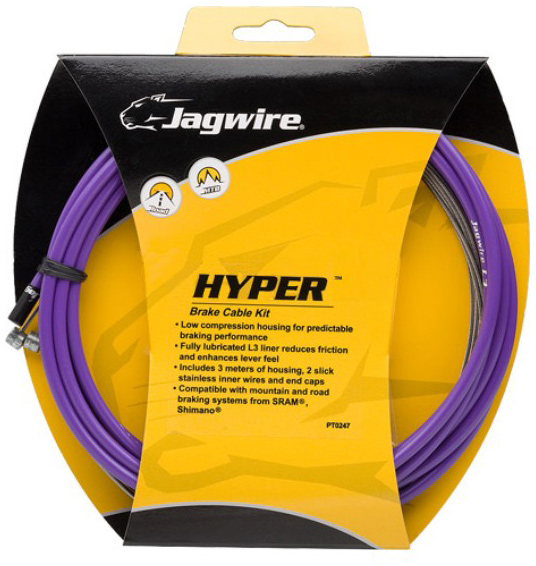 Комплект JAGWIRE Hyper UCK416 под тормоз - Purple фото 